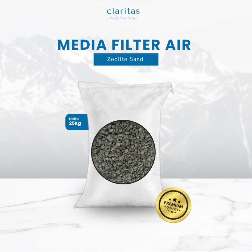 MEDIA FILTER AIR ZEOLITE - Zeolite Sand - Pasir Zeolit - Filter Air - Media penjernih air - 25kg