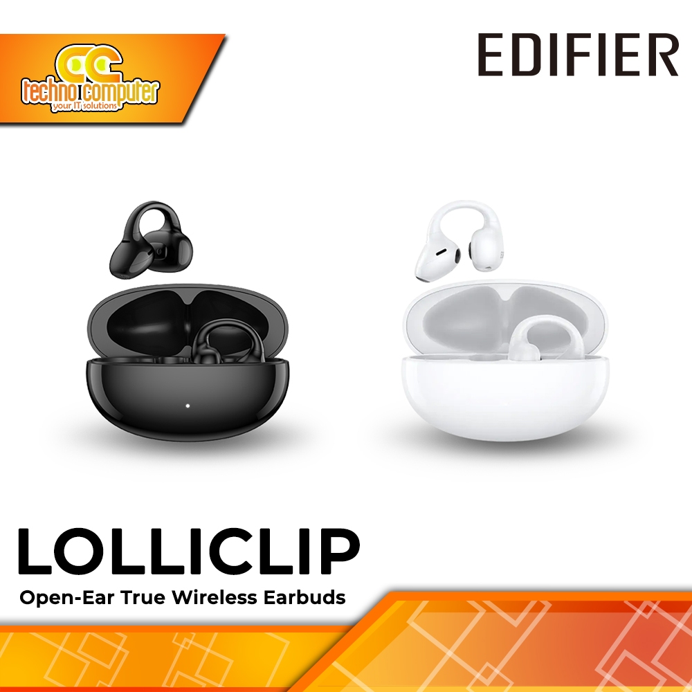 EARPHONE TWS EDIFIER LOLLICLIP Open-ear True Wireless Earbuds - Wireless Earphone