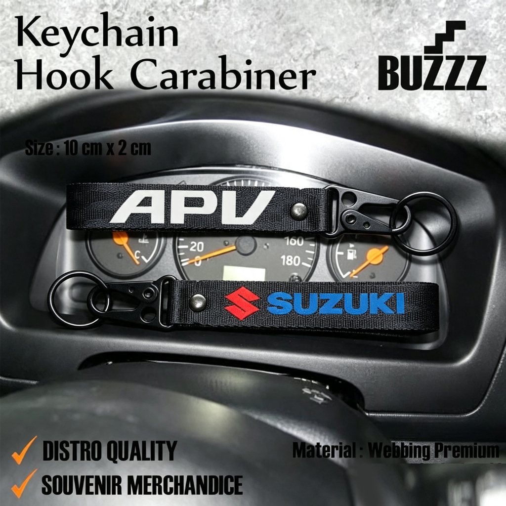 GANTUNGAN KUNCI APV - KEYCHAIN SUZUKI APV - KARABINER SUZUKI APV