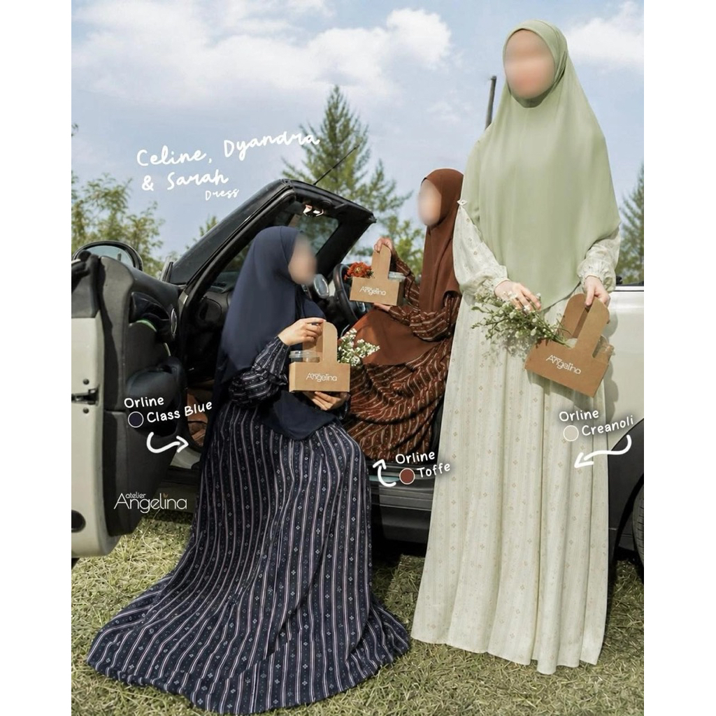 [SIAP KIRIM] SARAH DRESS ORLINE BLACK SIZE XS M L XL 2XL 3XL BY ATELIER ANGELINA AGUSTUS 2026