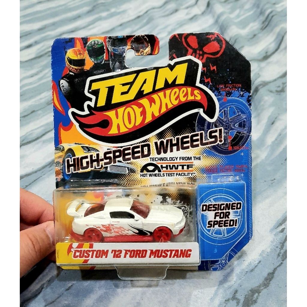 HOT WHEELS TEAM HOT WHEELS HIGH SPEED WHEELS CUSTOM 12 FORD MUSTANG VHTF