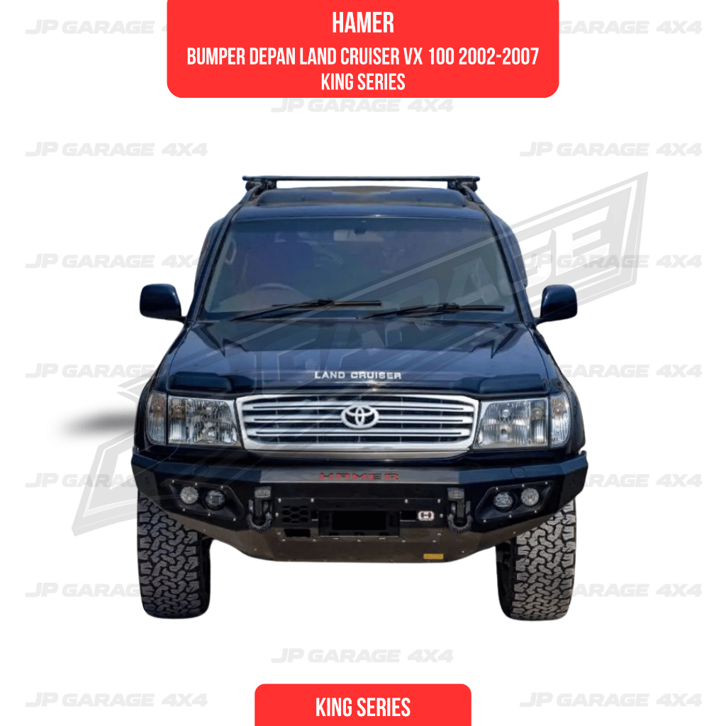 HAMER | Bumper Depan Toyota Land Cruiser VX100 Front Bumper HAMER KING SERIES Toyota Land Cruiser VX