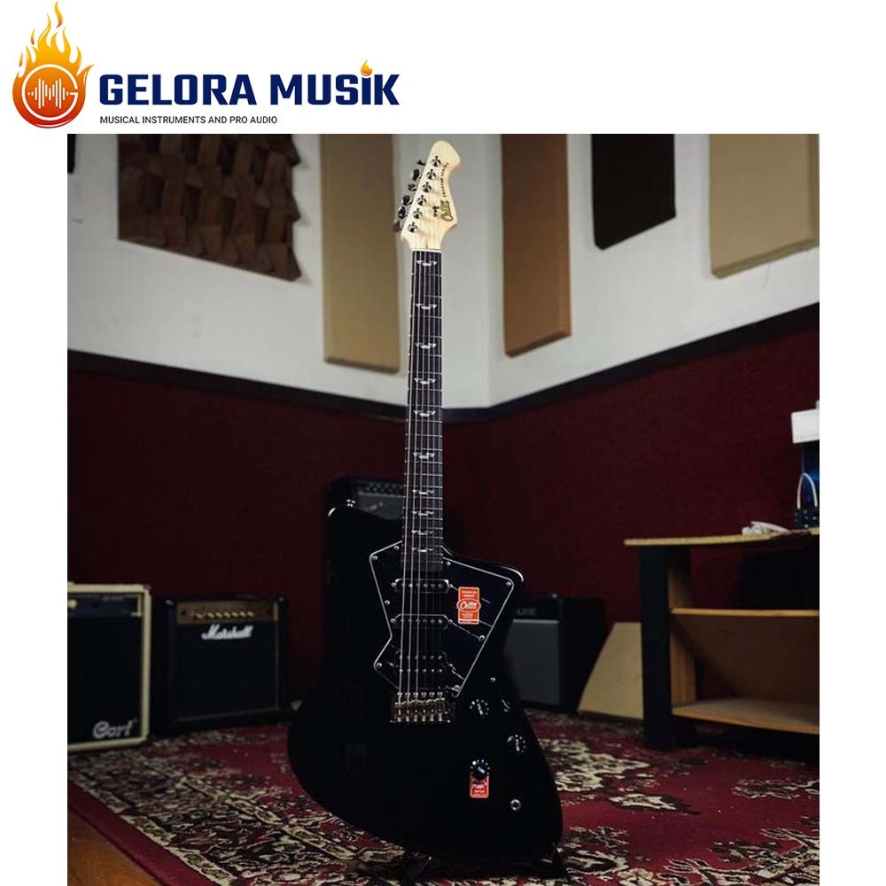 Gitar Elektrik Cetta TRUNYAN SE - Transparent Black