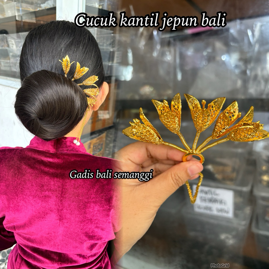 cucuk kantil jepun Bali/ aksesoris rambut/ cucuk alpaka