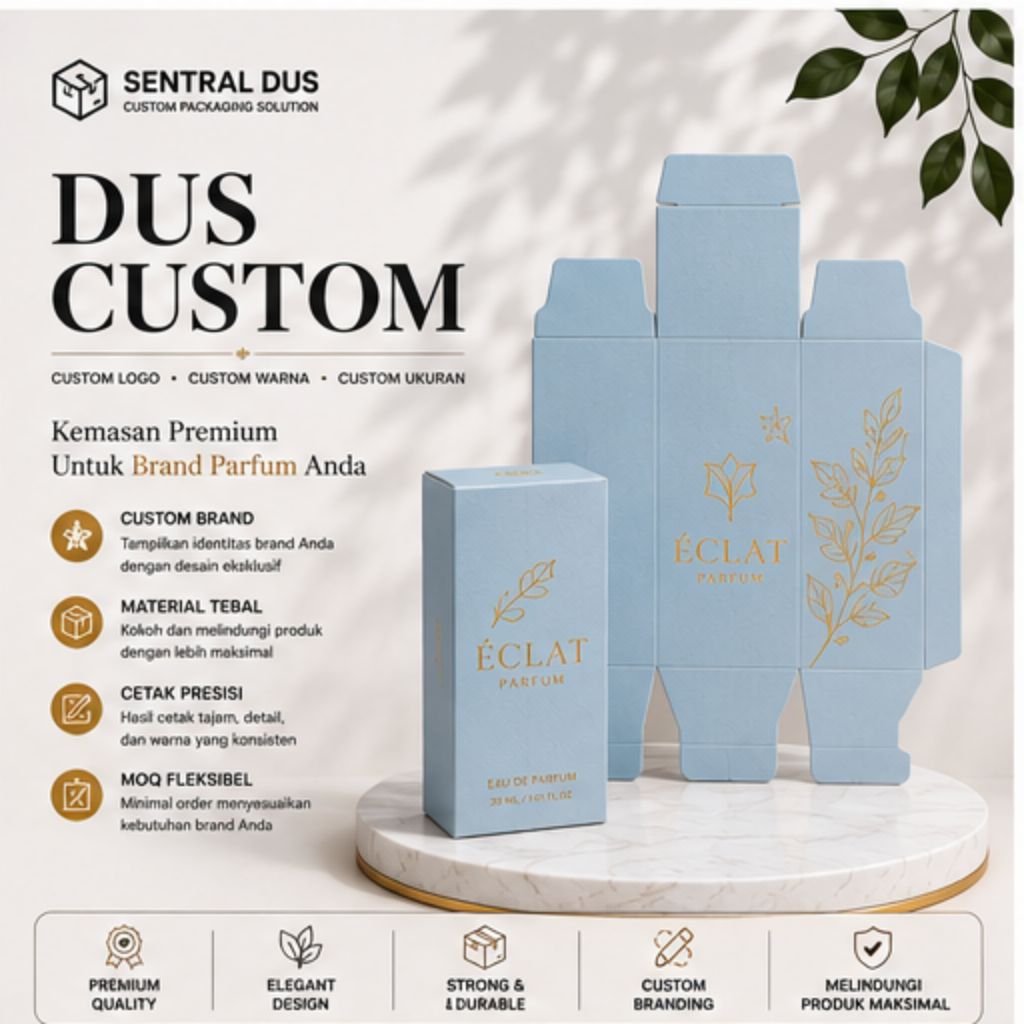 Custom Dus Parfume dan Box Kosmetik