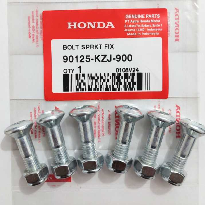 Baut Gear CRF Set 90125-KZJ-900 Original