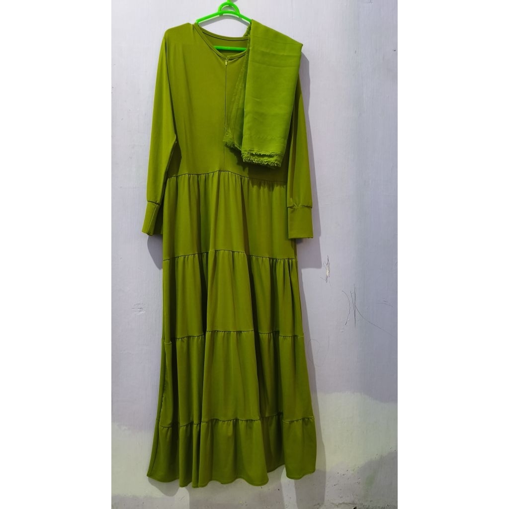 Gamis set hijab PL
