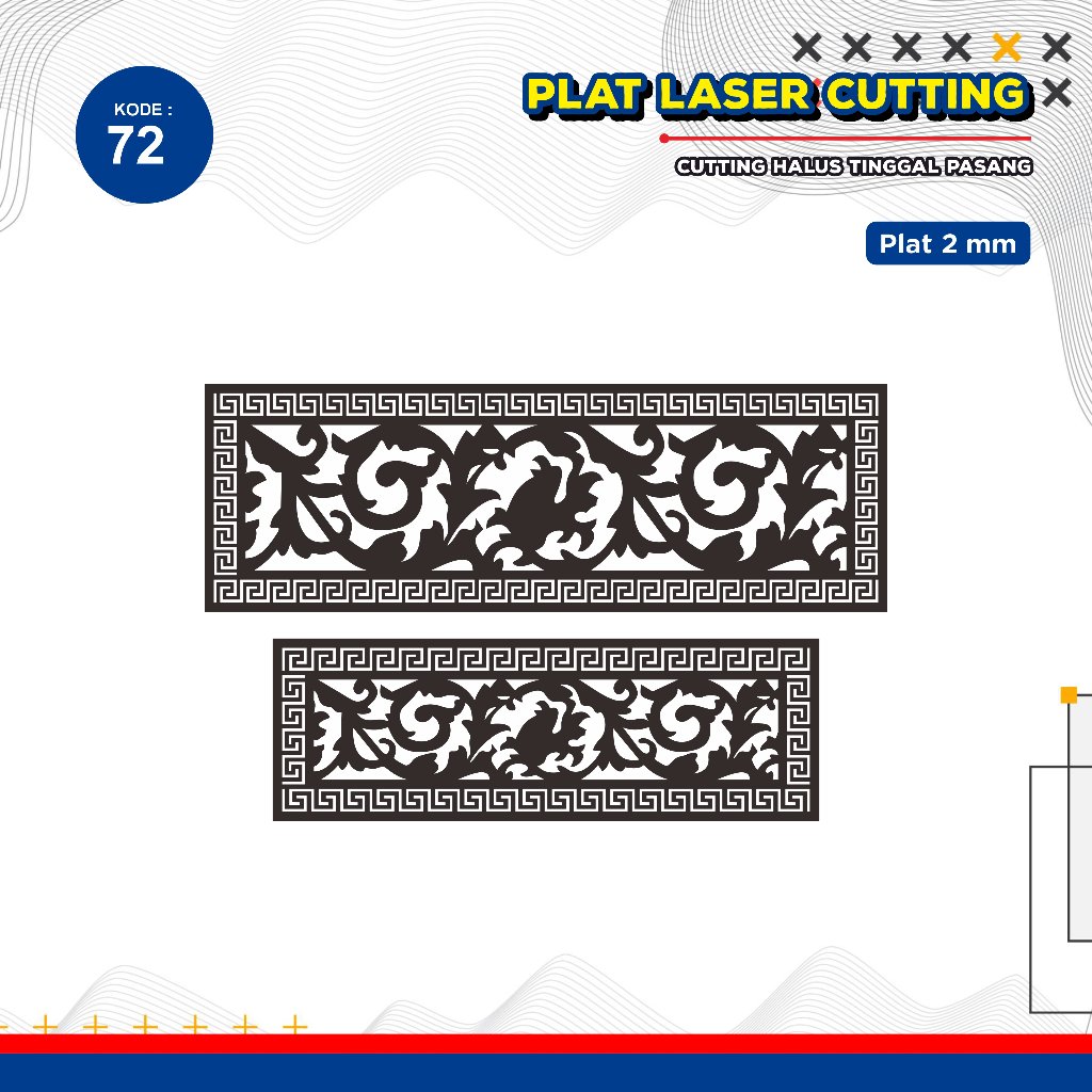 Laser Plat Pagar, Ornamen Pagar, Krawangan, Plat Cnc, Plat Cutting, Laser Cutting Custom 72