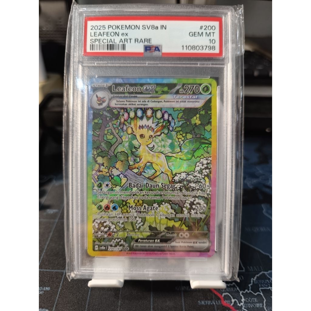 PSA 10 LEAFEON EX SAR ID FREE 1 SAR RANDOM
