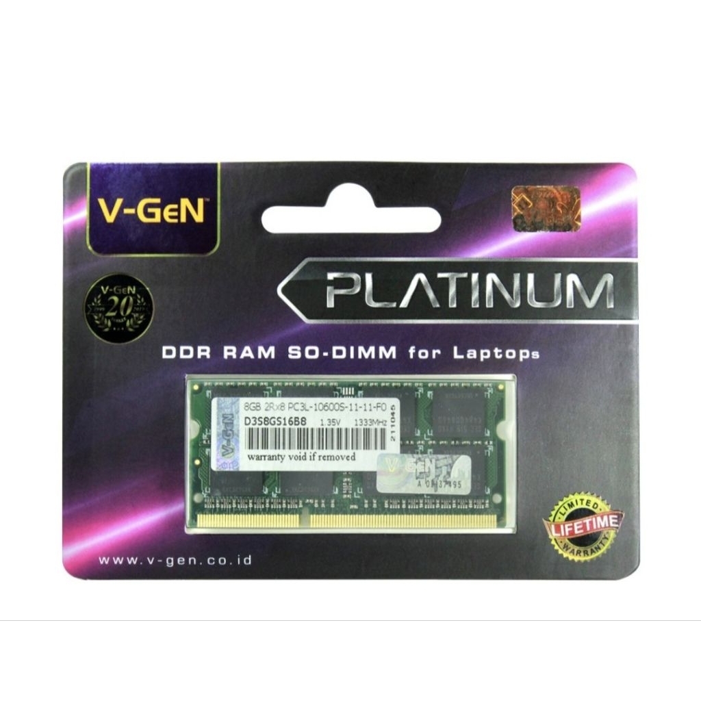 vgen Memory ddr3L 8gb vgen LIFETIME Warranty