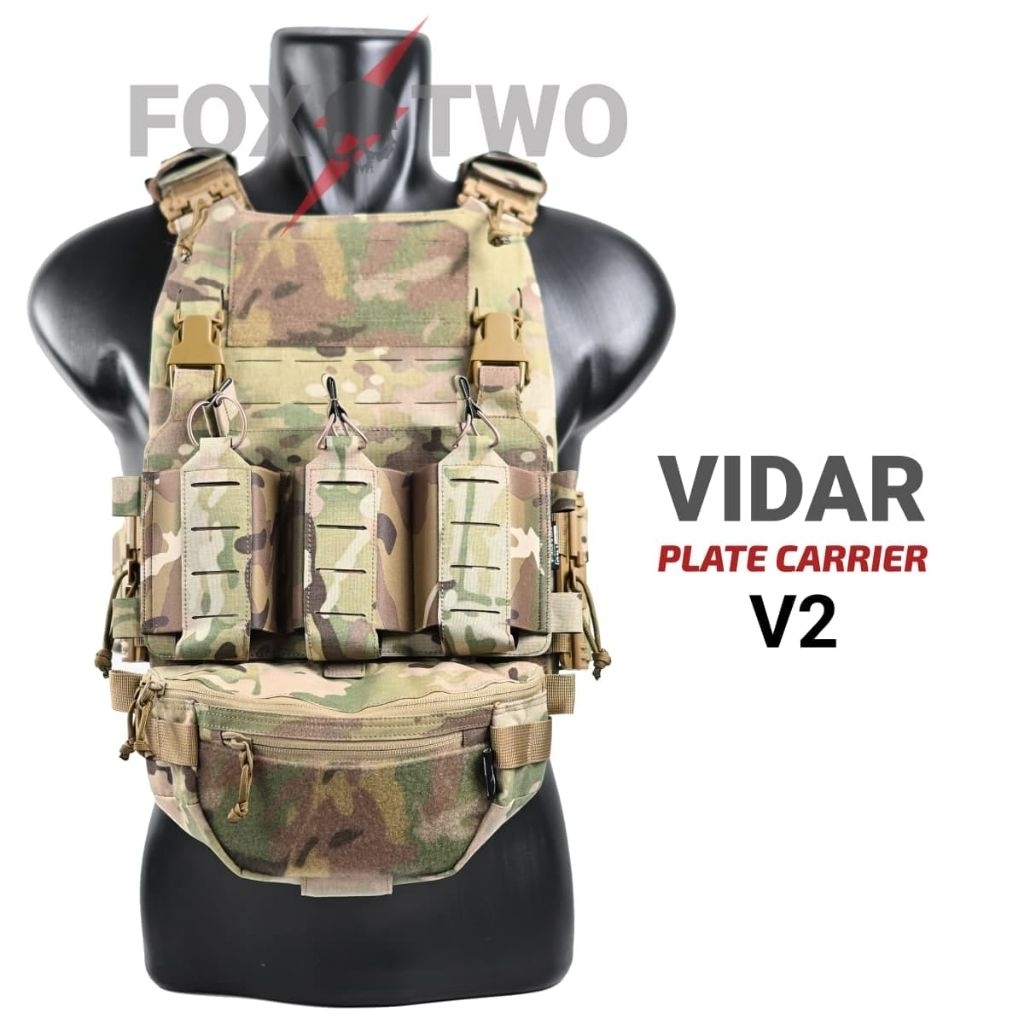 FOX TWO - BODYVEST VIDAR PLATE CARRIER STRIKE V2 MULTICAM