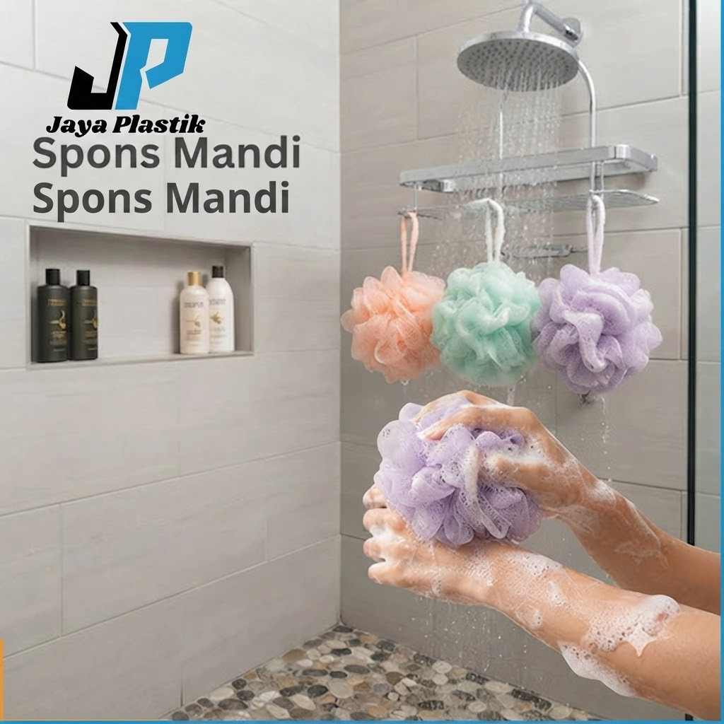 Sponge Mandi Ukuran Besar/ Shower Puff/ Sponge Shower