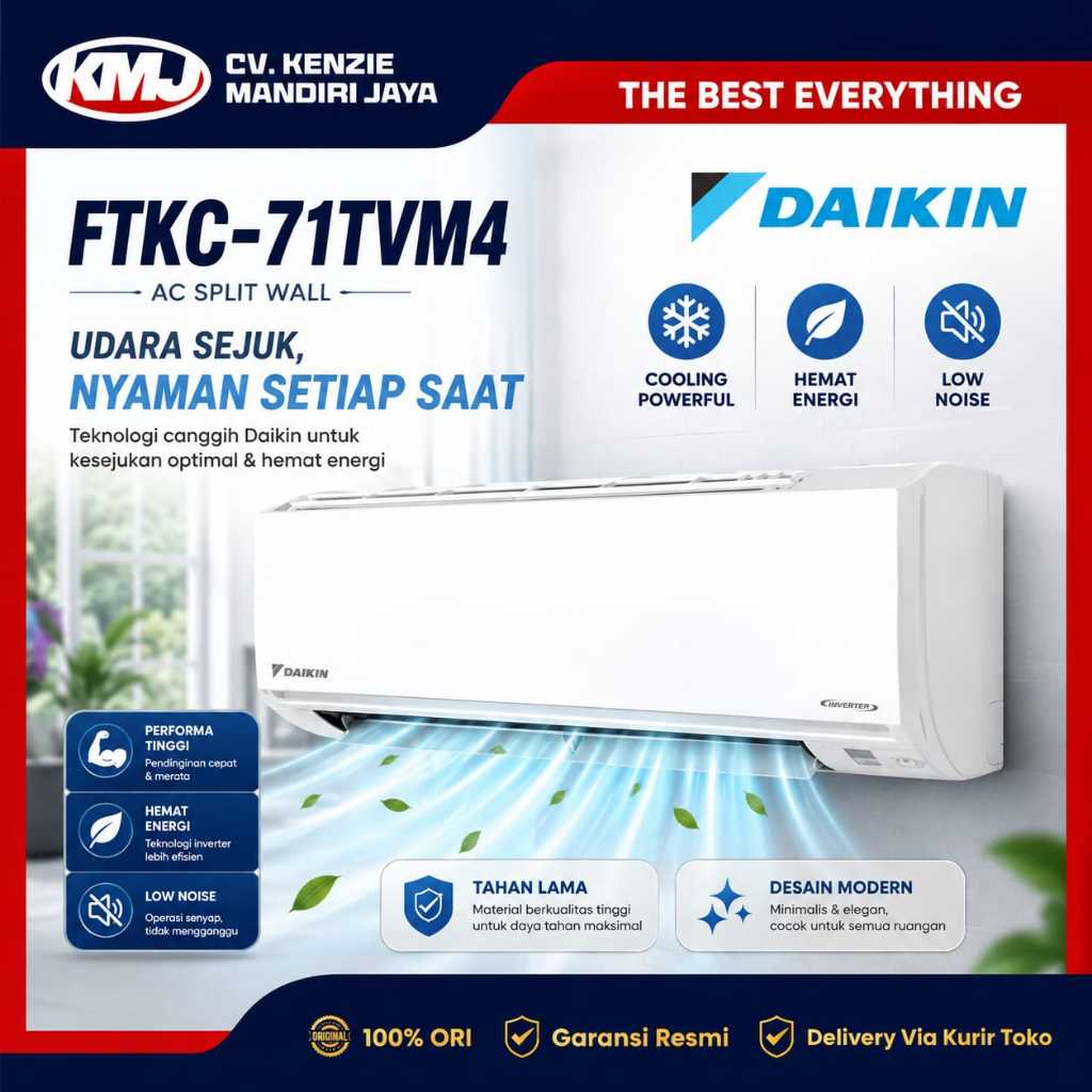 AC DAIKIN INVERTER THAILAND PREMIUM FTKC-71TVM4 UNIT ONLY