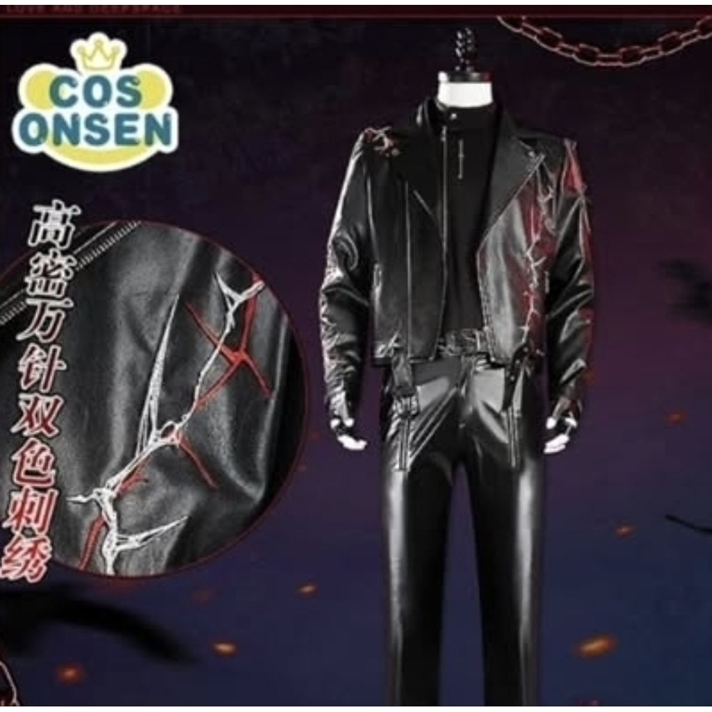 SECOND FULLSET COSTUME & WIG - SYLUS OBSIDIANT JUDGEMENT KOSTUM DAN WIG STYLED