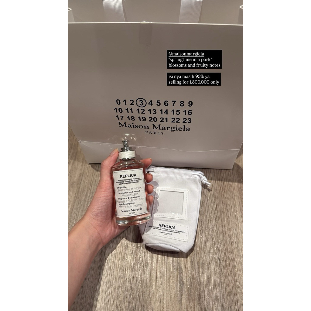 maison margiela replica perfume parfum