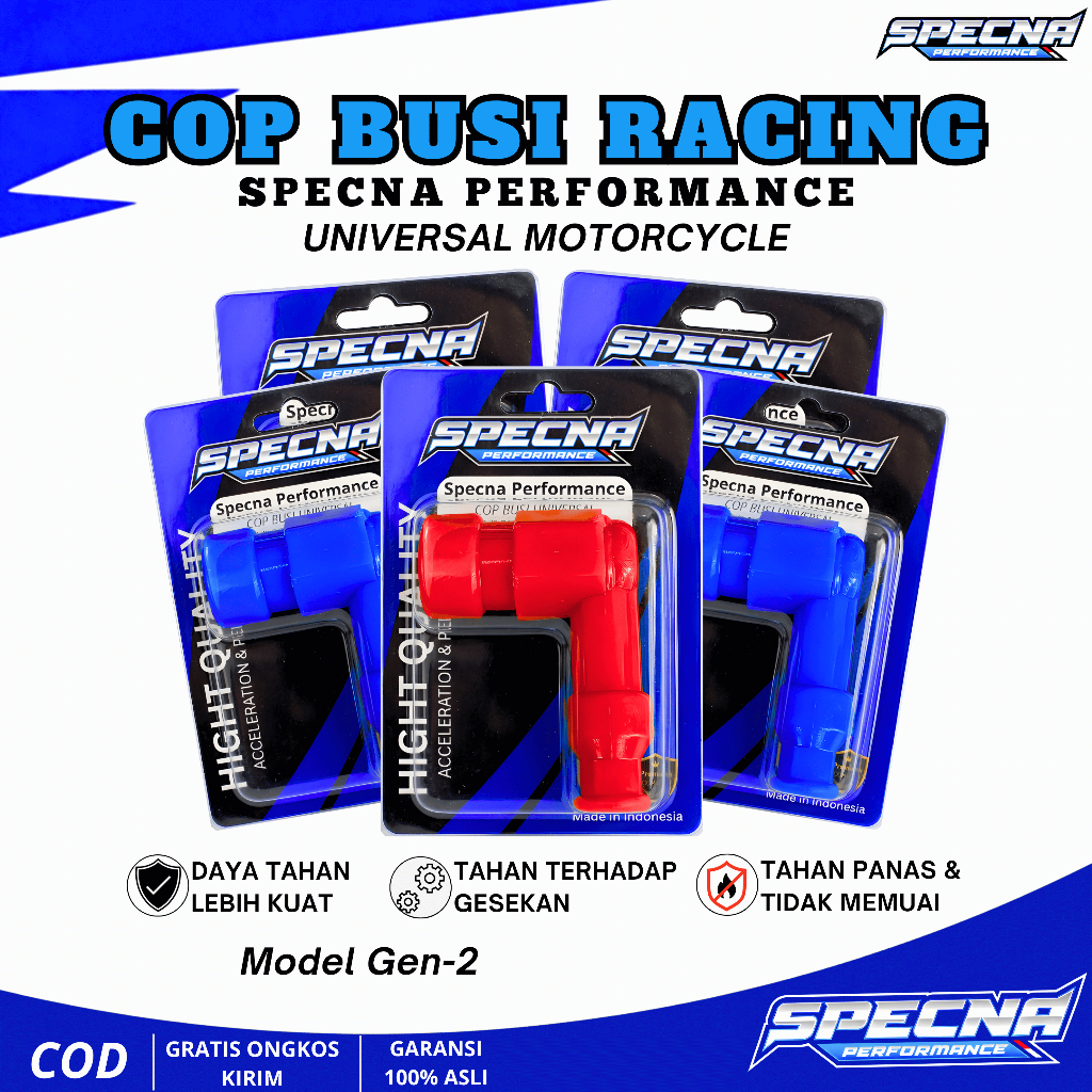 Cop Busi Racing Motor | Dop Busi / Cangklong /Tutup Busi SPECNA PERFORMANCE racing