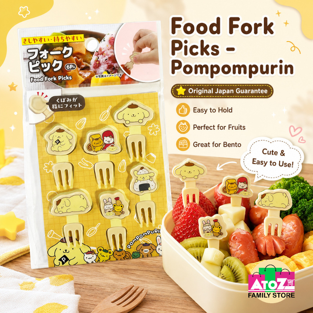 Food Fork Picks - Pompompurin