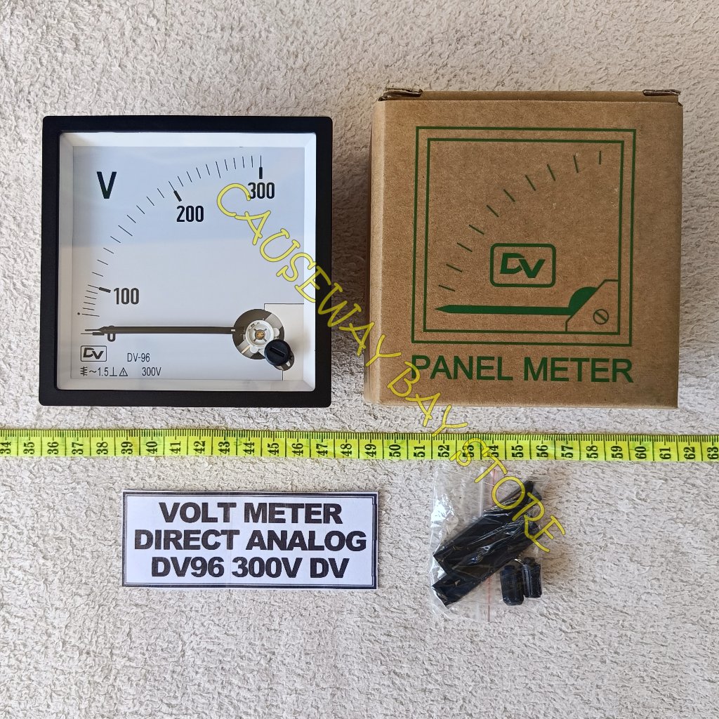 VOLT METER DIRECT ANALOG 96 X 96 DV