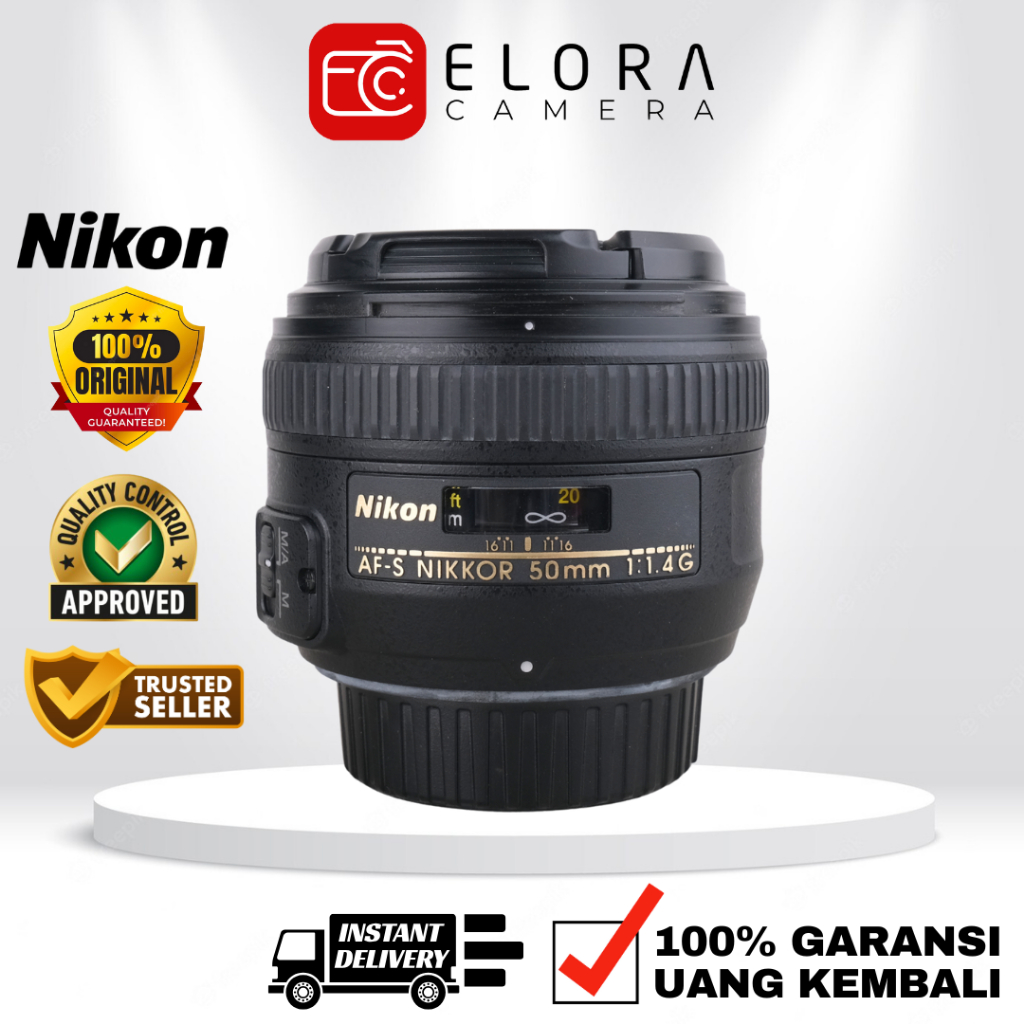 Nikon AFS 50mm F1.4 G  / Lensa Nikon Nikkor AF S 50 mm F 1.4 G