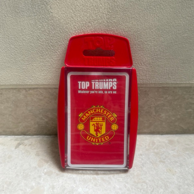 Card Game Manchester United MU Top Trumps ASLI UK Koleksi Sepakbola Hobi