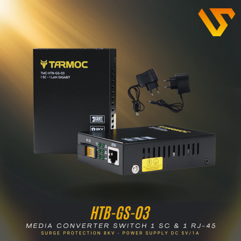 Tarmoc Media Converter HTB GS03 Gigabit | TMC-HTB-GS-03 ( Bukan HTB Netlink )