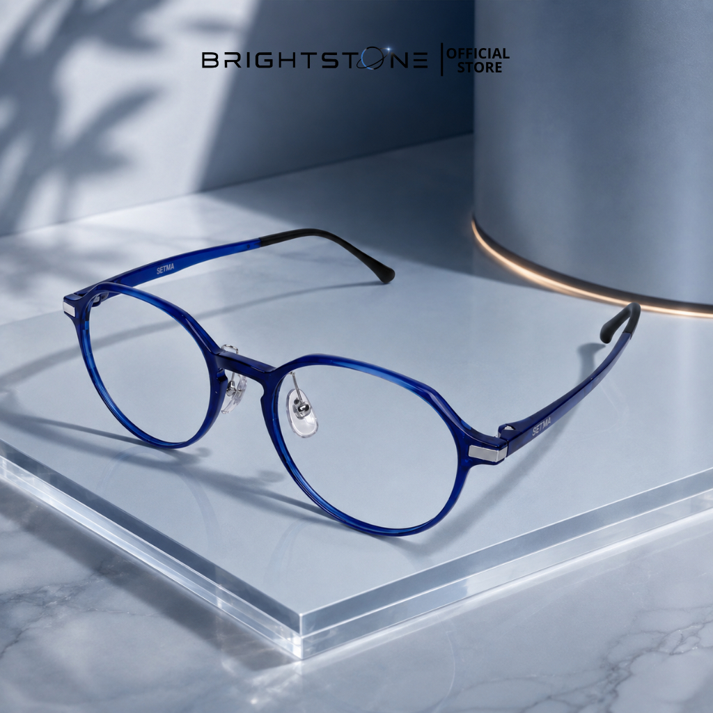Brightstone Eyewear - Frame Kacamata Pria Round Bulat Nobi