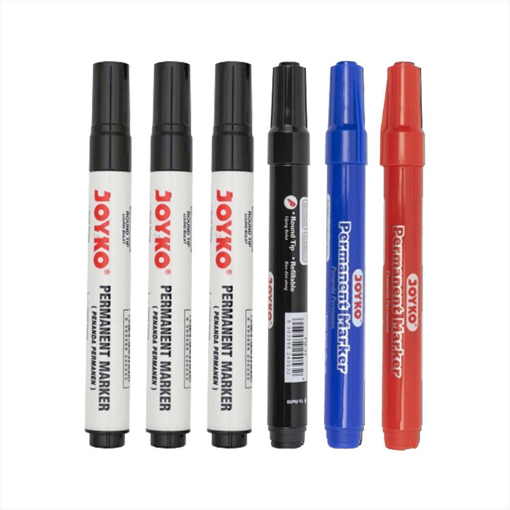NA2 JOYKO Permanent Marker / Spidol Permanen Round Tip Satuan PM-17 PM-34 PM-35 PM-36 PM17 PM34 PM35