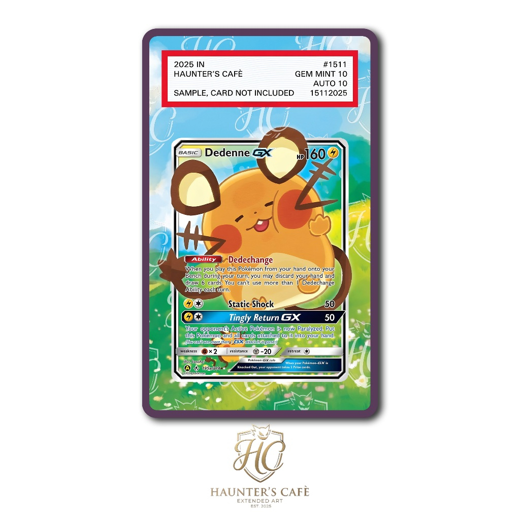 Dedenne GX #195a Pokemon Unbroken Bonds (Custom Extended Art)
