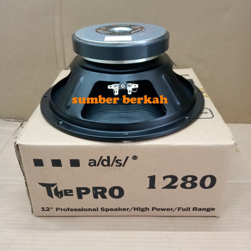Speaker ADS 1280 / ADS1280Full Range 12 Inch 800 Watt Aluminium Coil