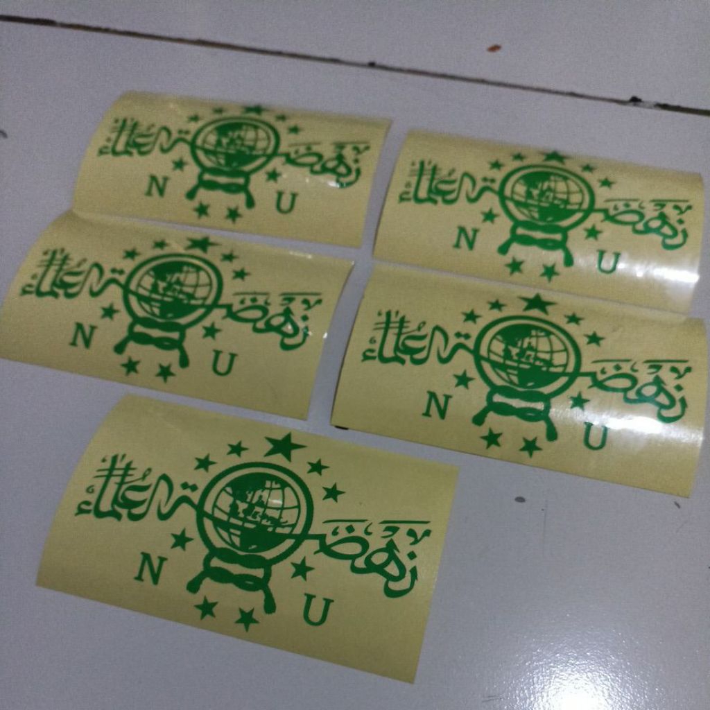 STICKER CUTTING LOGO NU/ sticker kaca mobil logo
