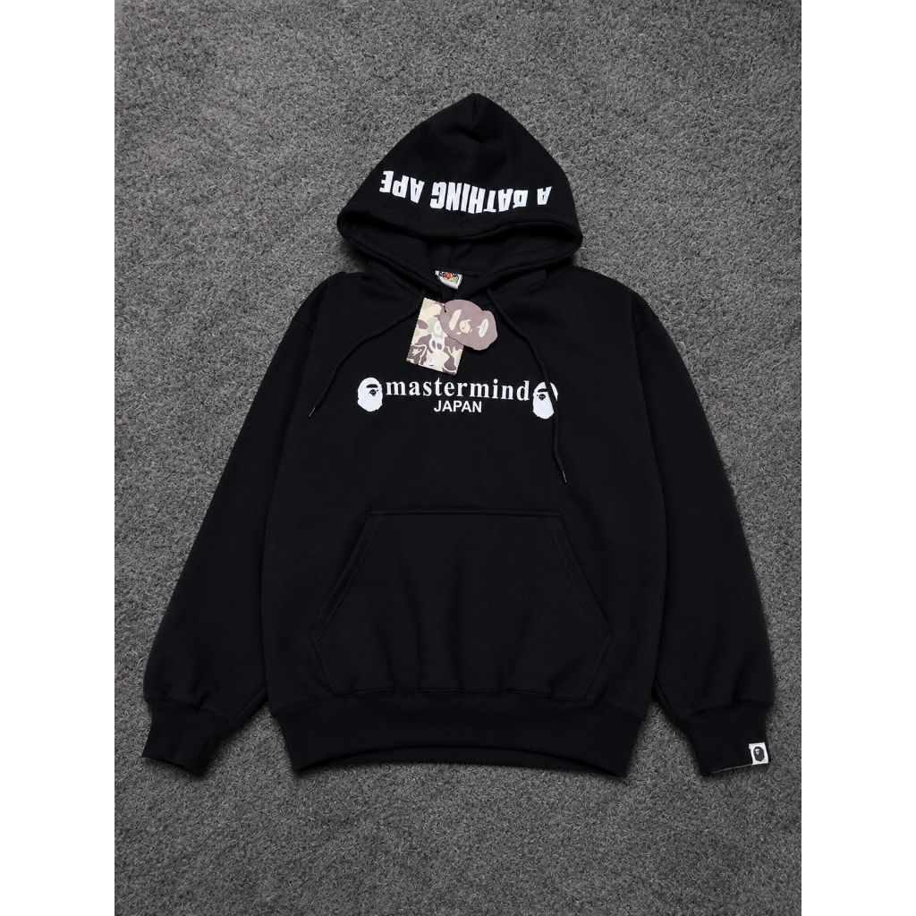 HOODIE SWEATER BAPE×MASTERMIND FULLTAG PRIA WANITA