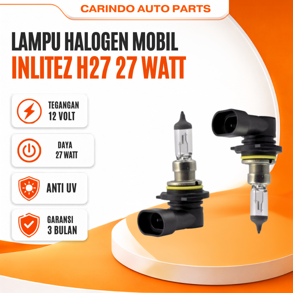 Lampu Halogen Mobil Inlitez H27 27 Watt Headlamp