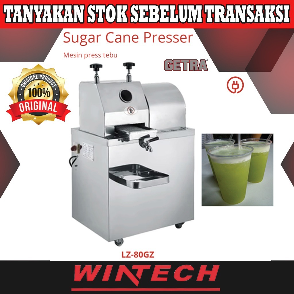 Getra LZ-80GZ Sugar Cane Presser - Mesin Pemeras / Penggiling Tebu - Mesin Press Tebu Body Stainless