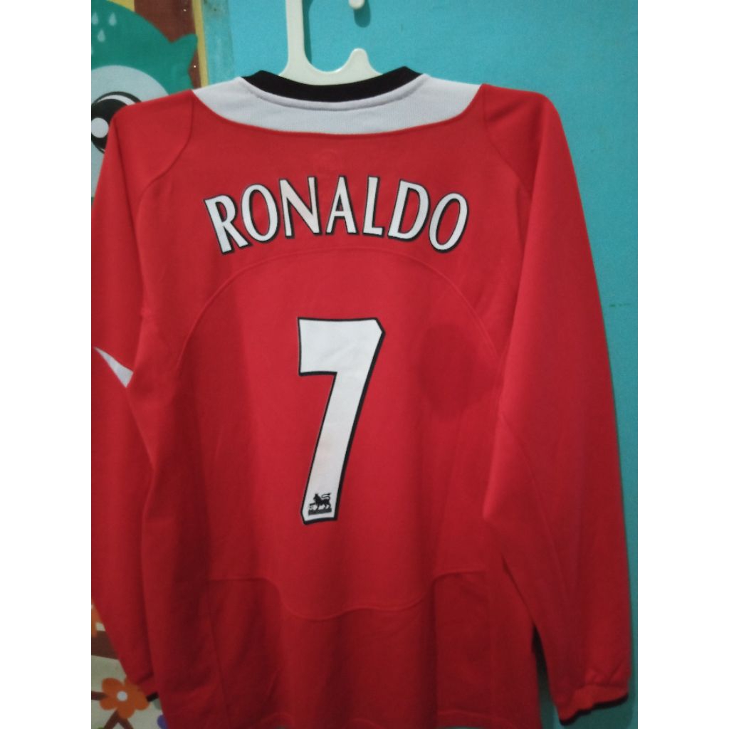 Jersey bola retro |Manchester united|