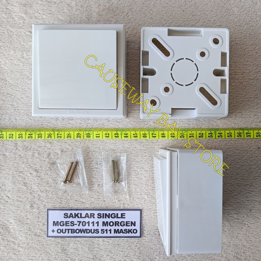SAKLAR,STOP KONTAK MORGEN MGES-7 + OUTBOW DUS 511 MASKO