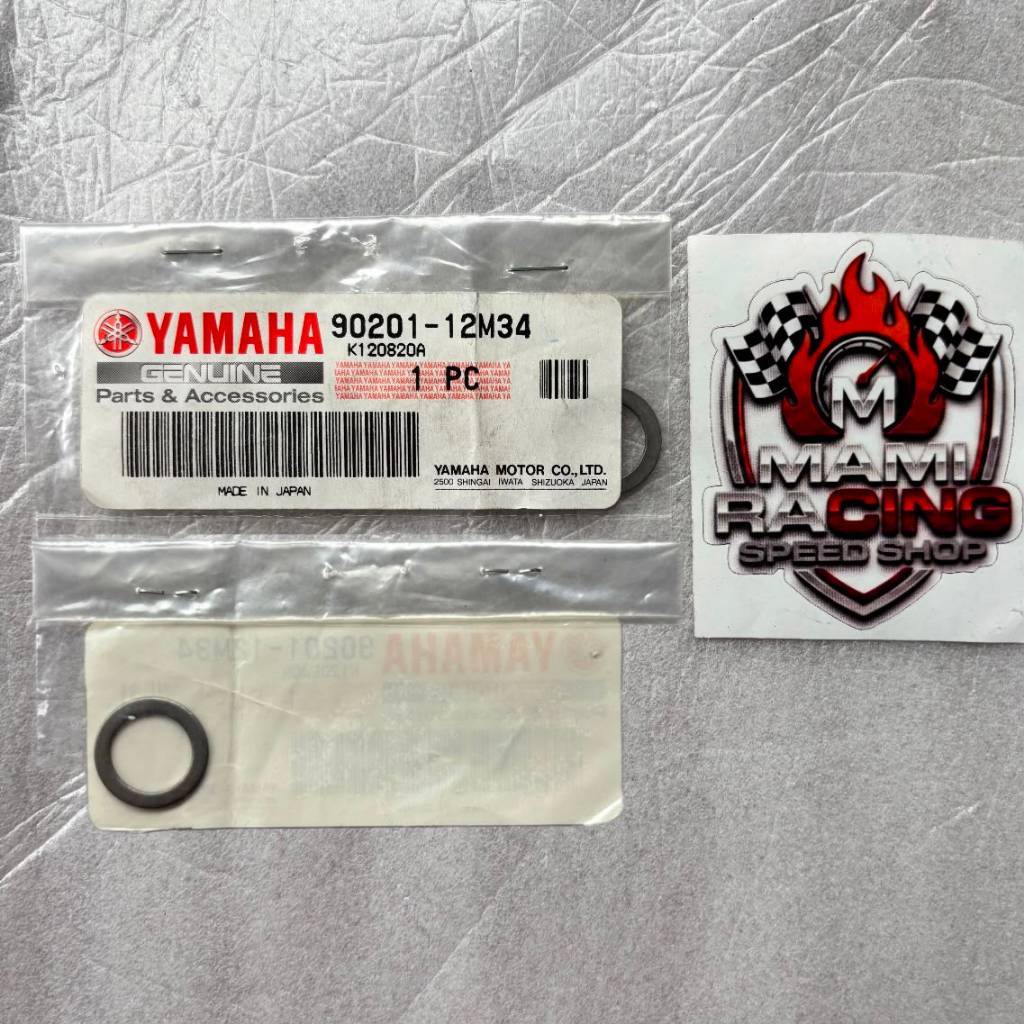 Ring Plat Washer Stut Tuas Kopling F1ZR Ring Luar Gir RPM RX King RXS Original YGP Japan 90201-12M34