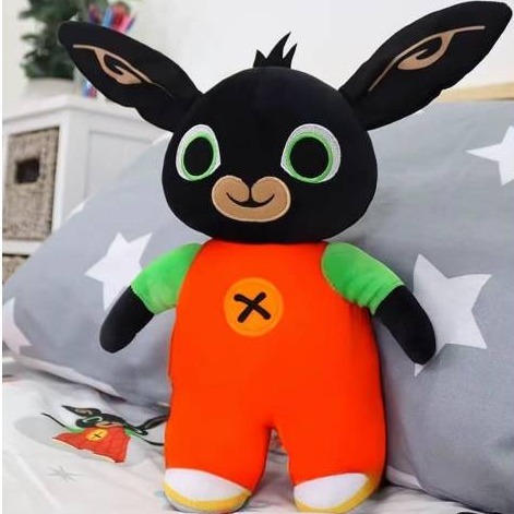 Boneka Kelinci & Semut 27cm Kartun Kelinci Hitam Mainan Edukasi Anak Balita Lucu