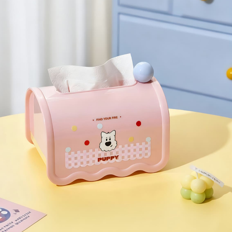 TEMPAT TISSUE VINTAGE - TISSUE HOLDER ESTETIK - TEMPAT TISU LUCU - TEMPAT TISU KARAKTER - KOTAK TISSUE 7084