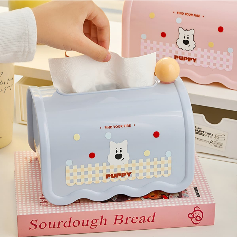 TEMPAT TISSUE VINTAGE - TISSUE HOLDER ESTETIK - TEMPAT TISU LUCU - TEMPAT TISU KARAKTER - KOTAK TISSUE 7084