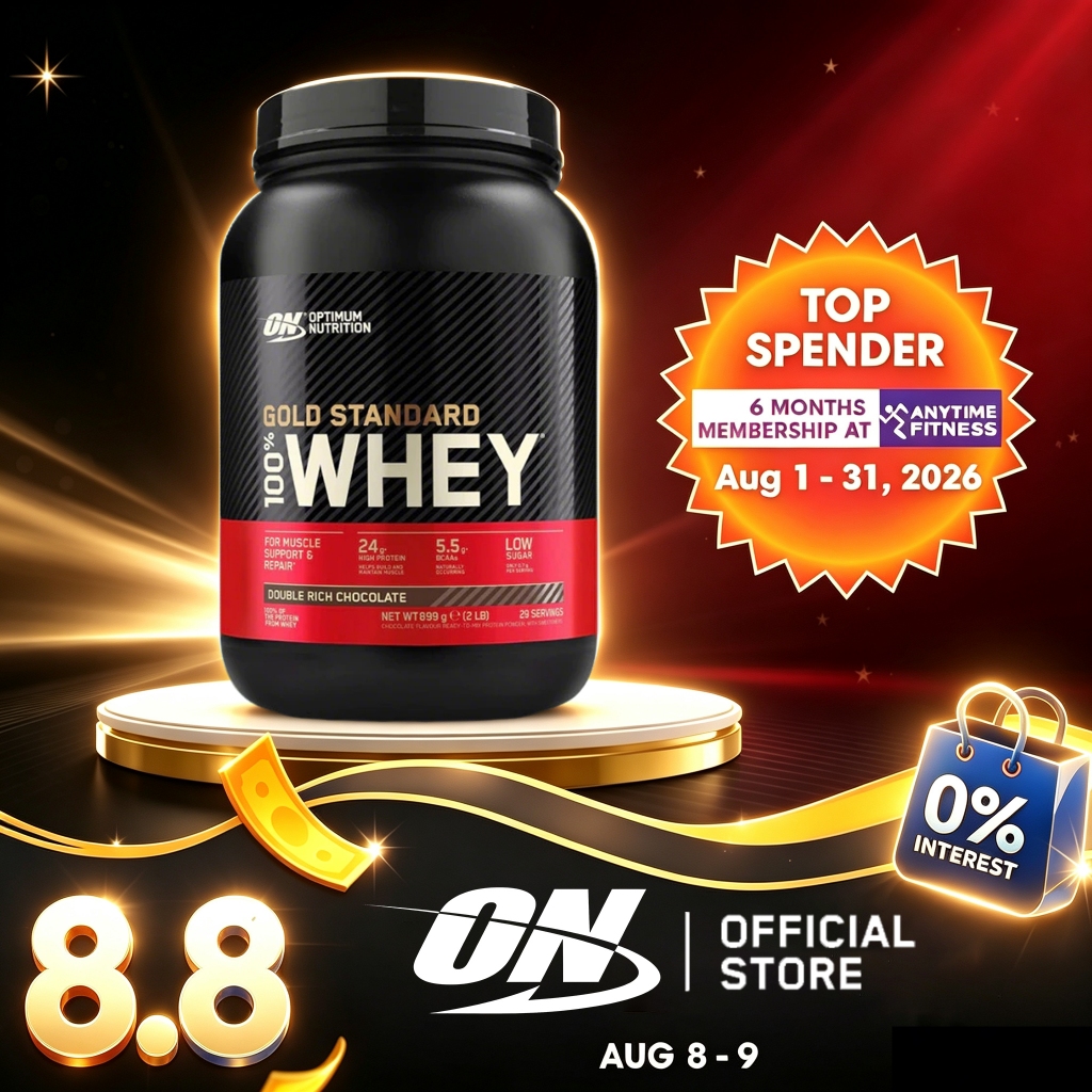 ON Optimum Nutrition Gold Standard 100% Whey Protein 2 lbs | 100% Whey for Muscle Recovery Suplemen 