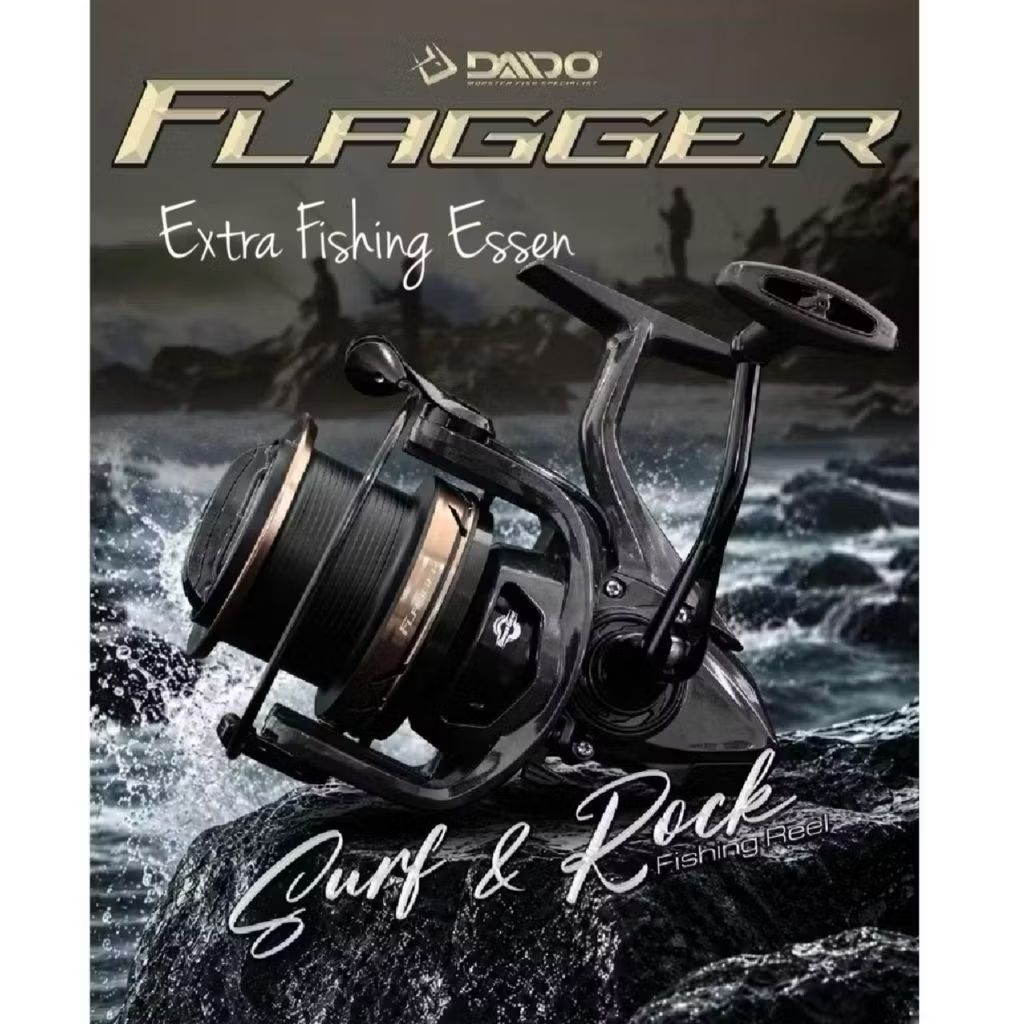 Reel Pancing Daido Flagger Surf Rock [8000/10000] Anti Air Asin Longcast Reel Laut Jigging Power Han