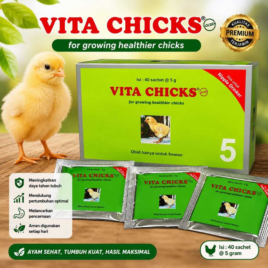 vita chicks medion vitamin anak ayam obat untuk anak ayam