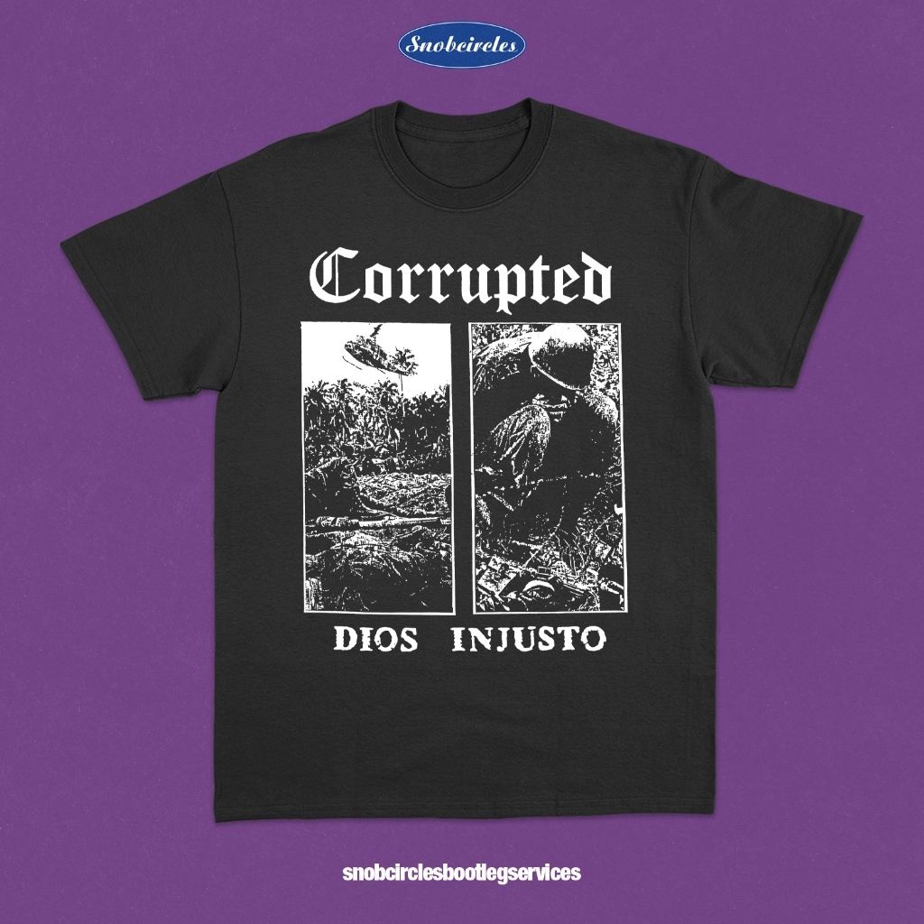 Kaos Band CORRUPTED - DIOS INJUSTO T-Shirt Baju Band