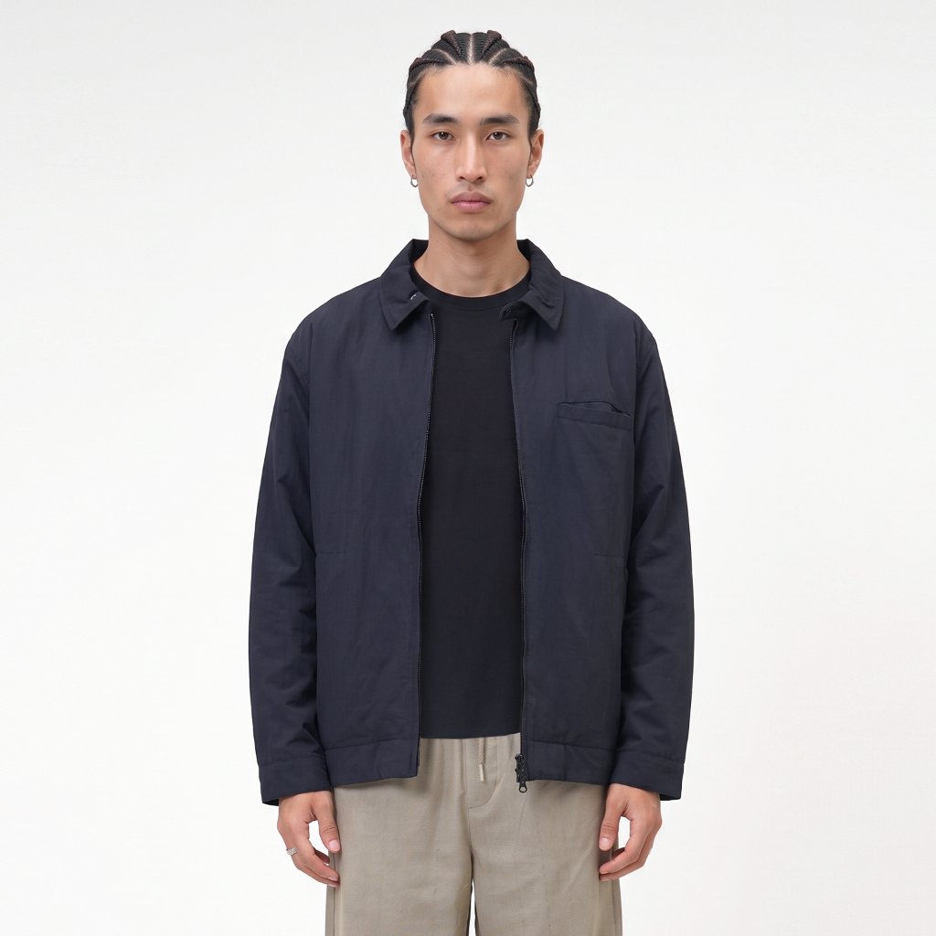 CELCIUS Crinkled Jacket L03000757C Hitam