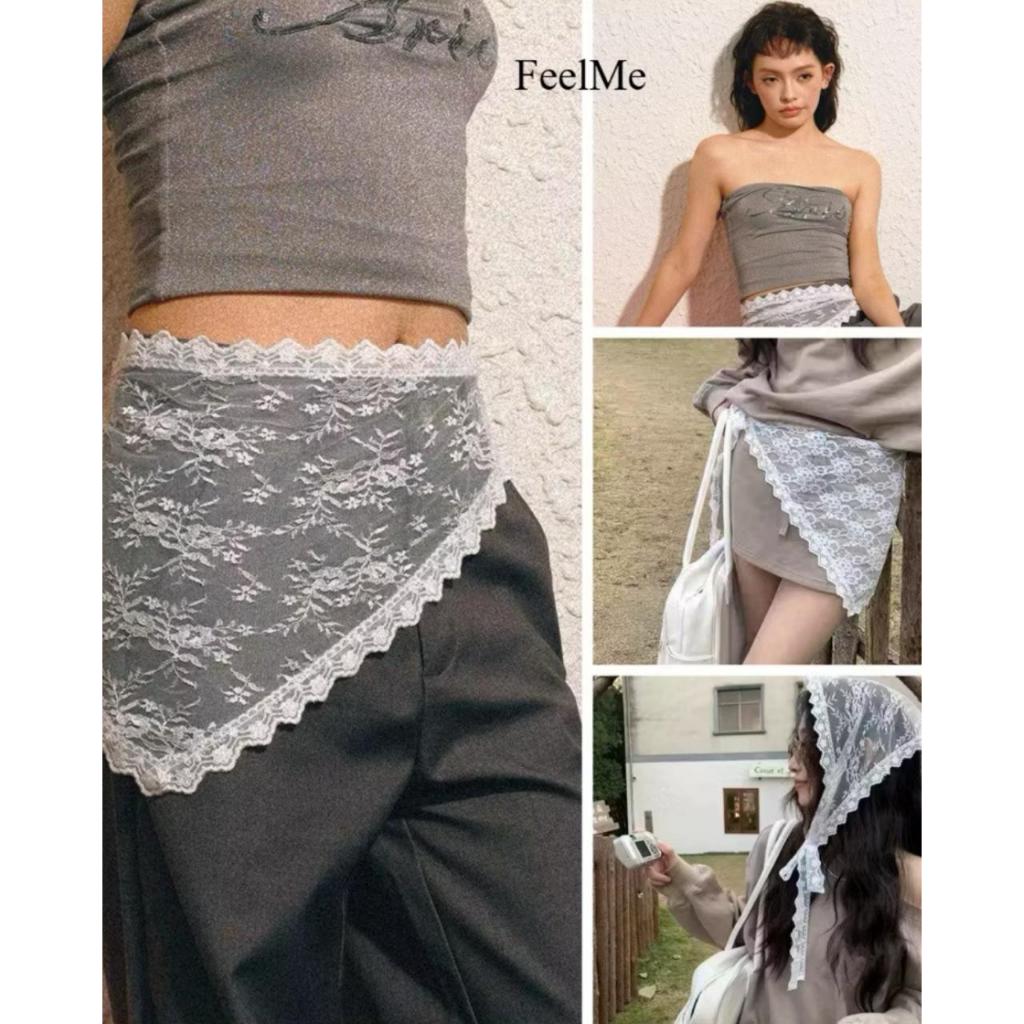 LACE SKIRT KOREA, ROK PINGGANG , ROK TAMBAHAN