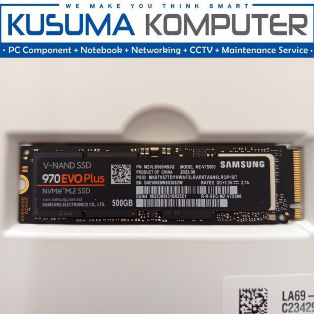 SSD NVME Samsung 970 EVO Plus 500GB Bekas Garansi 2028