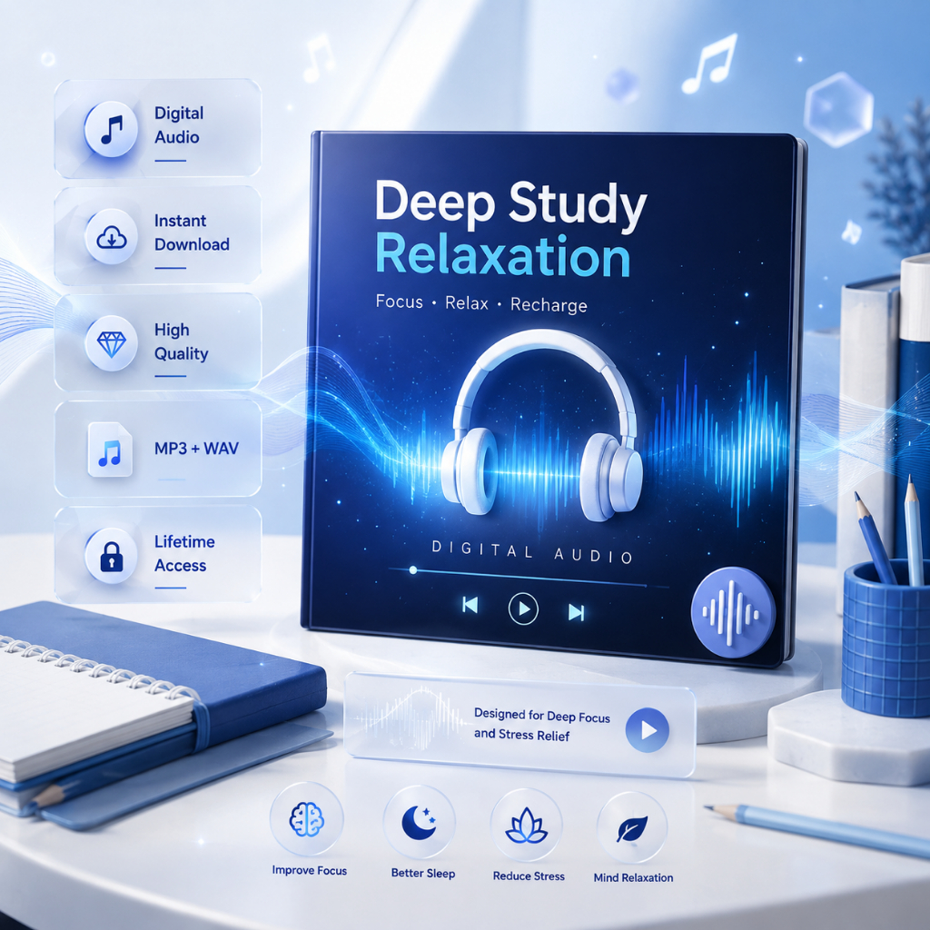 Deep Study Relaxation - Audio Relaksasi untuk Belajar Fokus, Mengurangi Stres Belajar, Musik Meditas