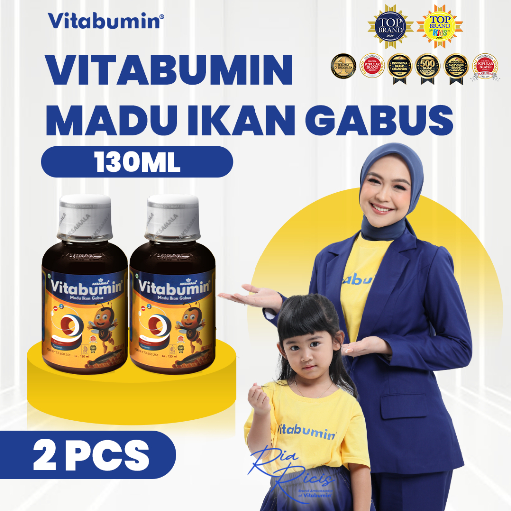 Paket Vitabumin Madu Ikan Gabus - 130ml 2 pcs
