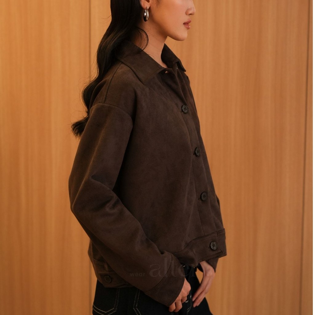 Wear Alter | Arlo Suede Jacket | Jaket Suede Wanita Casual