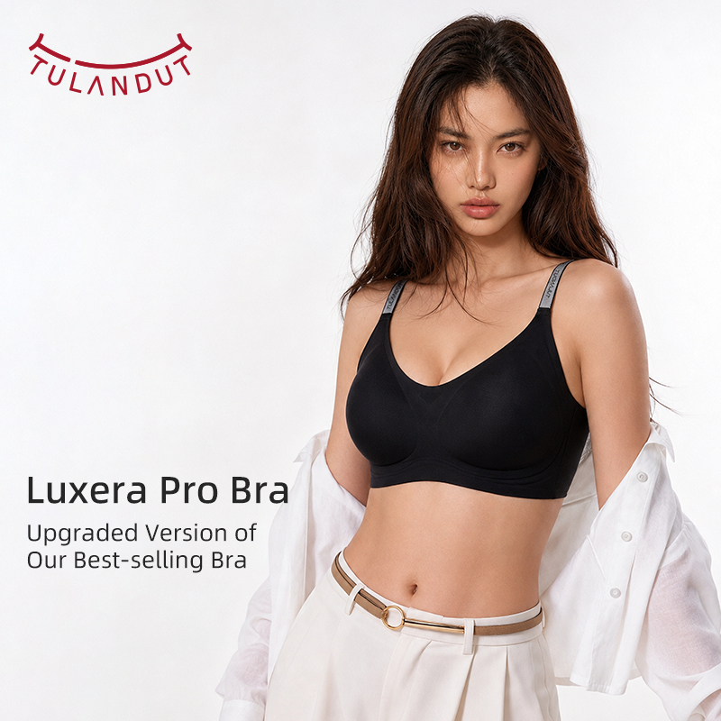 Tulandut LUXERA PRO Bra BH Feel Free Bra Wanita Seamless Jelly Support Bra Premium Motif Anti Slip B